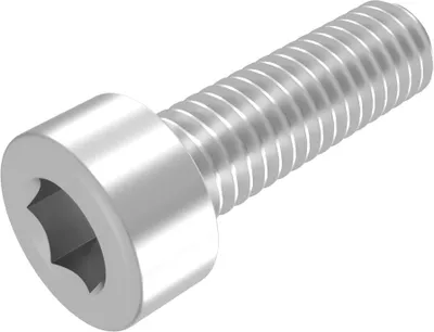 Produktbild von SECCARO Zylinderschraube M8 x 25 mm, Edelstahl V2A VA A2, DIN 912 / ISO 4762, Innensechskant, Vollgewinde, 20 Stück