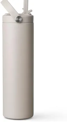Produktbild von Famanu Wasserflasche 750ml Beige - Edelstahl, Doppelwandig, Lekfrei, BPA-frei