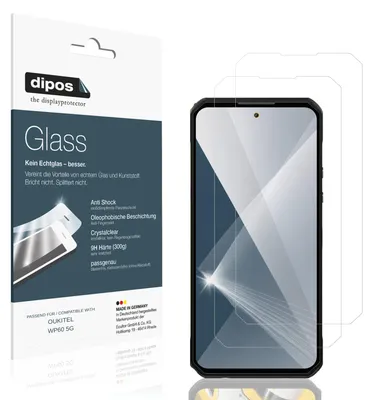 Image de 2x Protection ecrán pour OUKITEL WP60 5G Verre souple Film Protecteur 9H dipos