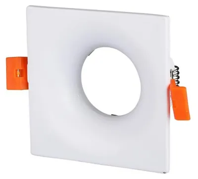 Produktbild von V-TAC VT-876 GU10-GU5.3 Beschlag Weiß quadratisch für LED Spotlights - SKU 3170