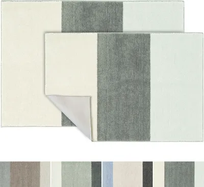 Produktbild von Badematte Horizont Hellgrau/Grau/Creme 50 x 80 cm