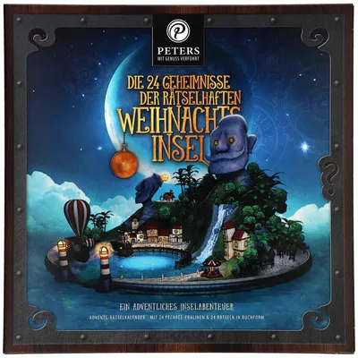 Produktbild von Adventskalender 24 Geheimnisse der rätselhaften Weihnachtsinsel, 255g