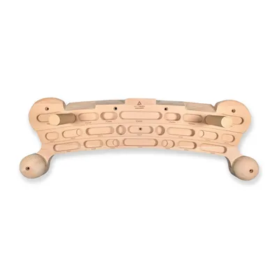 Produktbild von Kletterboard aus Holz mit Trainingssticks & Sloper – Hangboard 10–25 mm für Griffkrafttraining | Secoroco
