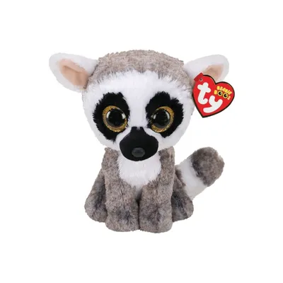 Produktbild von TY Beanie Boos Linus, Spielzeug-Lemur, Schwarz, Braun, Weiß, Plüsch, 3 Jahr(e), Vereinigte Staaten, 85 mm