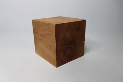 Immagine prodotto di Mini scaffale a cubo in rovere massiccio 15x15x15cm, scaffale in rovere, scaffale da parete in legno con fissaggio