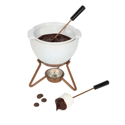 Zdjęcie produktu dla Zestaw do fondue czekoladowego na świeczkę
