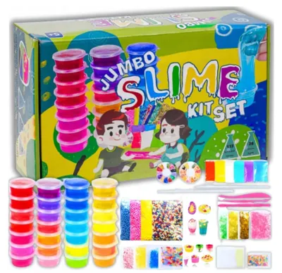 Zdjęcie produktu dla SLIME ZESTAW DO ROBIENIA GLUTÓW DLA DZIECI WIELKI KREATYWNY 120w1 diy masa