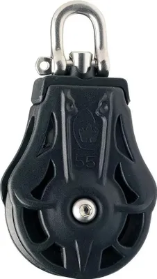 Zdjęcie produktu dla Wichard Kółko obrotowe z prostą szeklą 10 mm srebrne 45 mm srebrne 45 mm