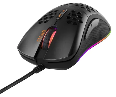 Produktbild von Deltaco DM210 Gaming Maus wired ultraleicht RGB schwarz