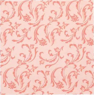 Produktbild von Servietten "ROYAL Collection" 1/4-Falz 40 cm x 40 cm nektarine "Damascato"