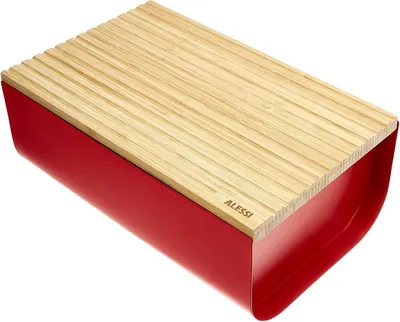 Zdjęcie produktu dla Alessi Mattina Bread Box,Bread Bin R (Art.-Nr. BG03 R, EAN 8003299443116)
