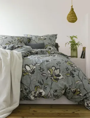 Produktbild von Irisette GmbH & Co. KG Edel-Feinbiber Bettwäsche Set Koala 8616 Farbe grün Größe 140x200+70x90