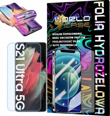 Obrázek produktu pro Ochranná Hydrogelová Fólie Pro Samsung S21 Ultra Screen Strong