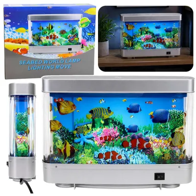 Immagine prodotto di Luce notturna a LED, acquario decorativo con effetto pesce