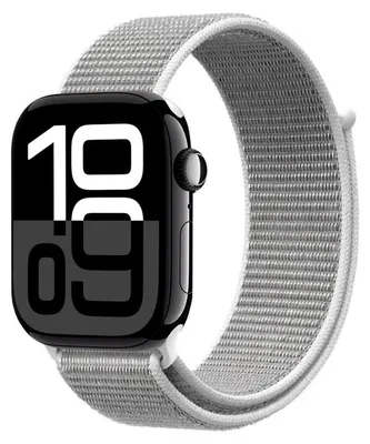 Obrázek produktu pro Crong Nylon - sportovní řemínek pro Apple Watch 44/45/46/49 mm (stříbrnošedý)