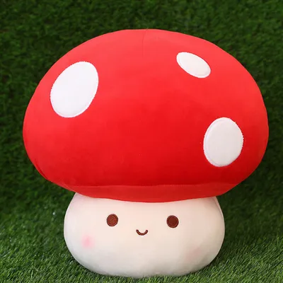 Produktbild von 360Home süßes Pilzpuppen-Kissen Cartoon-Plüschspielzeug 60cm