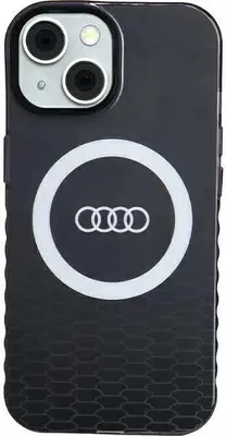 Immagine prodotto di Audi Iml Big Logo Magsafe Custodia Iphone 15 / 14 / 13 6.1 Czarny/Nero Custodia rigida Au-Imlmip15-Q5/D2-Bk