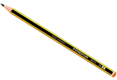 Immagine prodotto di STAEDTLER Noris® Bleistift, Stärke: 2B, gelb-schwarz 12 Stück Verkaufseinheit 661027 4007817104583