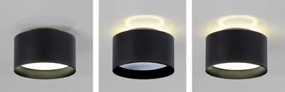 Produktbild von Näve LED Spotleuchte TRIOS Ø14cm 21W Warmweiss schwarz 4119322