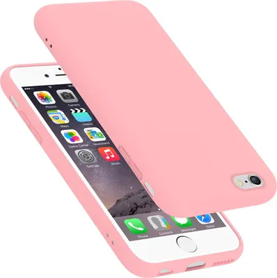 Produktbild von Cadorabo Schutzhülle für Apple iPhone 6 PLUS / 6S PLUS Hülle in Rosa Handyhülle Case Cover TPU Etui