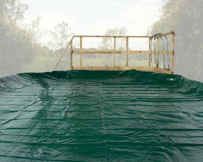 Produktbild von Abdeckplane für Weka Pool 593 B Gr. 2 grün 571x471cm