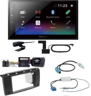 Produktbild von Pioneer DMH-A340DAB USB MP3 DAB+ Moniceiver FLAC Einbauset für Mercedes R W251