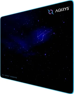 Obrázok produktu pre Herná podložka pod myš, stredná 450 x 400 cm, AQIRYS PARSEC, námornícka modrá, hviezdicová