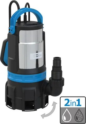 Produktbild von GÜDE Kombitauchpumpe Schmutzwasser Klarwasser Gartenpumpe GS 750.1 2in1 230V