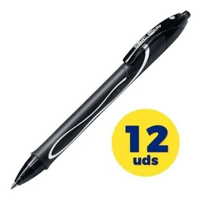 Zdjęcie produktu dla Długopis żelowy Gelocity czarny (12szt) BIC