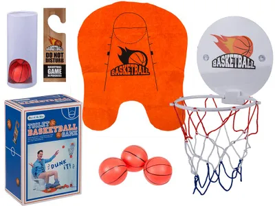 Produktbild von OOTB Toiletten-Basketball-Set 7-teilig ca. 26 cm