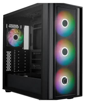 Produktbild von Cooler Master MasterBox 600, Tower-Gehäuse, (Tempered Glass)