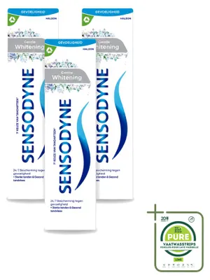 Produktbild von 3 x Sensodyne Gentle Whitening Zahncreme - 75 ml - Großpackung - 3 Stücke
