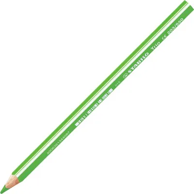 Immagine prodotto di Matita colorata triangolare - STABILO Trio thick - Matita singola - giallo-verde