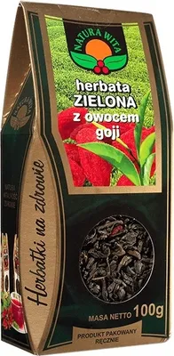 Produktbild von NATURA-WITA Grüner Tee mit Goji-Frucht 100g