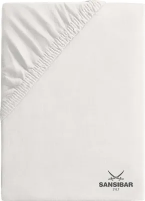 Produktbild von Boxspringbezug SANSIBAR Jersey BL 140x200 cm weiß