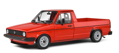 Image de Solido Modèle réduit de voiture échelle 1:18 VW Volkswagen Caddy MK.1 rouge 1982 S1803511