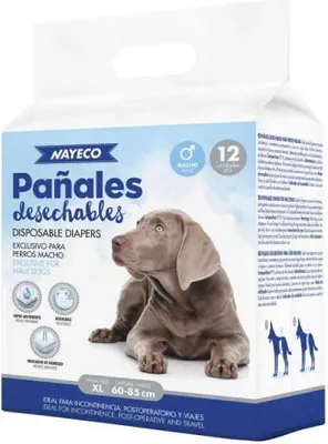 Zdjęcie produktu dla Nayeco Pieluchomajtki Dla Mężczyzn Xl 60-85 Cm 12 Sztuk Niebieski Niebieski Jeden Rozmiar