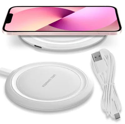Produktbild von Schnell Ladegerät Wireless Charger für Apple iPhone 18 17e 16e Ladestation 15W