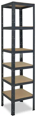 Obrázok produktu pre shelfplaza HOME 200x45x45 cm ťažký regál v antracitová s 6 policami a nosnosťou 145 kg na jednu policu