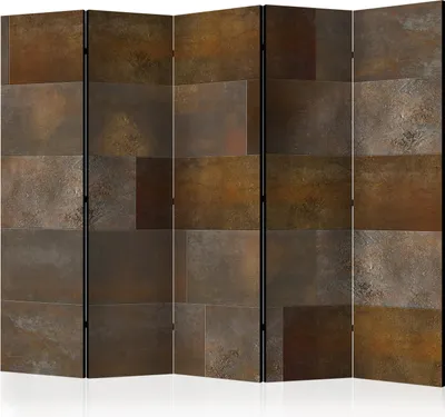 Immagine prodotto di Schermo acustico Sfondi e motivi 225x172 cm 5 pezzi marrone