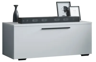 Immagine prodotto di Mobili TV | Lowboard | Armadio TV con ampia porta pieghevole | Dimensioni H. 39 x W. 95 x D. 40 cm | Mobili Fernseh – Arila S
