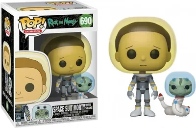 Obrázek produktu pro Funko POP Animation: Rick & Morty S2 - Space Suit Morty w/Snake
