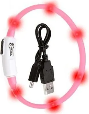 Obrázok produktu pre Karlie - Visio Light Led Obojok Cat Rose, 35 cm