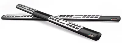 Immagine prodotto di Minigonne laterali in acciaio inox per VW Tiguan 2008-2011 nero