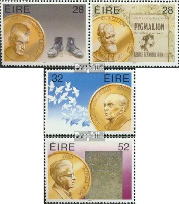 Produktbild von Briefmarken Irland 1994 Mi 874-875 Paar,876-877 (kompl.Ausg.) postfrisch Nobelpreisträger