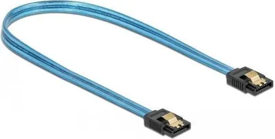 Obrázok produktu pre DeLOCK 82133, 0,7 m, SATA III, SATA 7-pin, SATA 7-pin, Samec/samec, Modrá