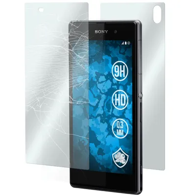 Produktbild von 1er-Pack PhoneNatic Glas-Folie klar Fullbody  kompatibel mit Sony Xperia Z1 - Panzerglas für Xperia Z1