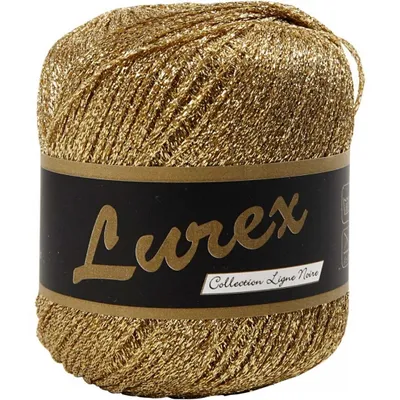 Immagine prodotto di Filato glitterato, lunghezza 160 m, oro, 25 g