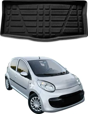 Produktbild von Kofferraumwanne Laderaumwanne für Citroen C1 2005-2014 3tür Gummi TPE Schwarz