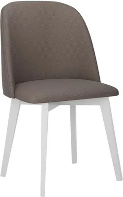 Produktbild von MIRJAN24 Stuhl Monti III, Esszimmerstuhl aus Buchenholz, 48x55x83 cm (Holzfarbe: Weiß, Stofffarbe: Hygge D20)